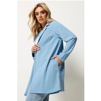 Yours Damen Yours – Scubablazer in Blau in Größe 46 | Polyester/Elasthan
