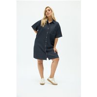 Yours Yours Damen Hemdkleid in Blau aus Denim in Größe 40 | Baumwolle