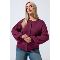 Limited Collection Limited Collection Damen Cardigan in Burgunderrot in Größe 54-56 | Viskose/Nylon