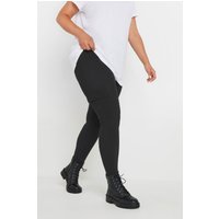 Yours Yours Damen Cargoleggings in Schwarz in Größe 52 | Polyester