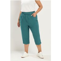 Yours Yours Damen Knöchellange Hose in Grün in Größe 44 | Baumwolle