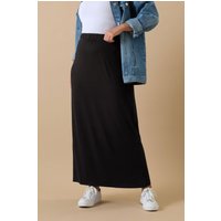 Yours Plus Size Black Jersey Stretch Maxi Tube Skirt Size 20