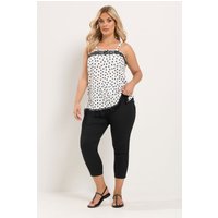 Yours Yours Damen Kurze Jennyjeggings in Schwarz in Größe 48 | Baumwolle/Polyester/Elasthan