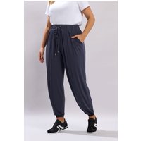 Yours Yours Damen Marineblaue Haremjogginghose in Größe 46 | Polyester/Elasthan