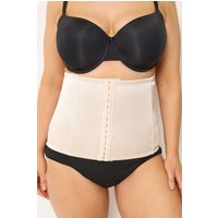 Yours Yours Damen Unterbrustkorsage mit Haken/Ösenverschluss Hautfarben in Größe 50-52 | Polyester/Elasthan