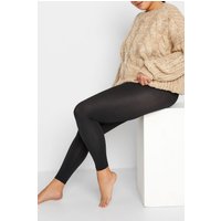 Yours Yours Damen Nahtlose Figurformende Leggings Schwarz in Größe 22-24 | Elasthan/Polyamid