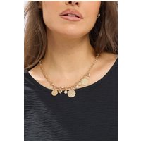 Yours Yours Damen Goldfarbene Halskette mit Anhängersize | Metall
