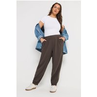 Yours Damen Yours – Ballonhose in Schokobraun in Größe 54-56 | Polyester