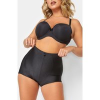 Yours Yours Plus Size Curve Slip in Schwarz mit Hohem Bund und mittlerem Stützeffekt in Größe 40-42 | Elasthan/Polyamid