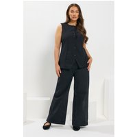 Yours Yours Damen Scubaweste in Schwarz in Größe 50-52 | Polyester