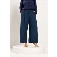 Yours Yours Damen Niimee Hose mit Weitem Bein in Marineblau in Größe 58-60 | Viskose