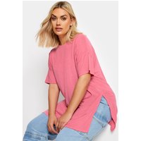 Yours Tshirt Oversize Rose En Lin Womens Curve Plus Size Yours