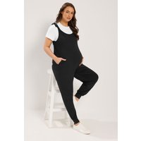 Bump It Up Bump It Up Damen Maternity – Overall im Oversizelook in Größe 40 | Elasthan/Viskose