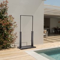 Home Deluxe Ducha solar PAROS con placa base - antracita