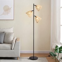 Home Deluxe Lampadaire en rotin FELIA Beige
