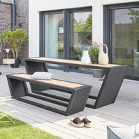 Réduction de 17% Ensemble en acier KOBON Anthracite de Home Deluxe