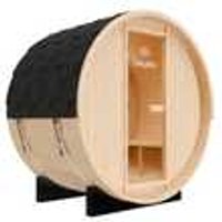 Dewello Outdoor Fasssauna Gartensauna BAY 135x200