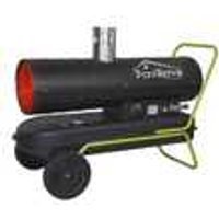 TroniTechnik TT-HK-245 Heizkanone Dieselkanone Heizlüfter 30kW mit Handgriff, Rohrrahmen, Rädern und Abluftauslass