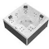 TroniTechnik Outdoor Whirlpool PANAREA inkl. Heizung, Hydromassage und Farblicht