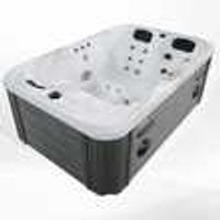 TroniTechnik Outdoor Whirlpool Spa TINO Weiß Silber Marmoriert 195cm x 127cm mit Heizung, Hydromassage, zwei Pumpen TroniTechnik Outdoor Whirlpool Spa TINO Weiß Silber Marmoriert 195cm x 127cm mit Heizung, Hydromassage, zwei Pumpen