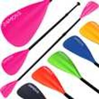 24MOVE® Paddel Doppelpaddel 2in1 Stechpaddel für SUP Stand Up Board, Kajak, leicht aus Aluminium 230cm, verstellbar pink