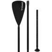 24MOVE® SUP Paddel Einzelpaddel Stechpaddel für SUP Stand Up Board, Kajak, leicht aus Aluminium, verstellbar schwarz