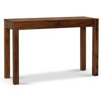 FineBuy Schreibtisch 118x40x76 cm Sheesham Massivholz Computertisch mit Schublade, Homeoffice Bürotisch Massiv Schmal Platzsparend, Holztisch Laptoptisch Arbeitszimmer Stauraum | Farbe: Braun FineBuy Schreibtisch 118x40x76 cm Sheesham Massivholz Computertisch mit Schublade, Homeoffice Bürotisch Massiv Schmal Platzsparend, Holztisch Laptoptisch Arbeitszimmer Stauraum | Farbe: Braun