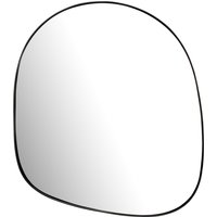 Finebuy Design Wandspiegel organische Form 53x60cm moderner unregelmäßiger rahmenloser Spiegel asymmetrisch schwarz, Badezimmer, Schlafzimmer, Eingangsbereich, Flur, Waschtisch | Farbe: Schwarz Finebuy Design Wandspiegel organische Form 53x60cm moderner unregelmäßiger rahmenloser Spiegel asymmetrisch schwarz, Badezimmer, Schlafzimmer, Eingangsbereich, Flur, Waschtisch | Farbe: Schwarz