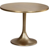 FineBuy Design Couchtisch rund 60 cm Metall gold – Goldener Wohnzimmertisch aus Aluminium – Runder handgefertigter Beistelltisch für Wohnzimmer | Farbe: Gold FineBuy Design Couchtisch rund 60 cm Metall gold – Goldener Wohnzimmertisch aus Aluminium – Runder handgefertigter Beistelltisch für Wohnzimmer | Farbe: Gold