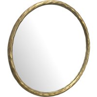 FineBuy Wandspiegel 60 cm Metall Design Hängespiegel Gold, Dekospiegel Rund mit Rahmen, Spiegel Wand Groß, Flurspiegel Garderobenspiegel Modern | Farbe: Gold FineBuy Wandspiegel 60 cm Metall Design Hängespiegel Gold, Dekospiegel Rund mit Rahmen, Spiegel Wand Groß, Flurspiegel Garderobenspiegel Modern | Farbe: Gold