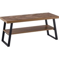 FineBuy Schuhbank 100x41x40 cm Garderobenbank Eiche-Dekor, Sitzbank Fischgrät-Muster Klein, Bank Schmal Flur mit Stauraum, Flurbank Flurmöbel mit Ablage | Farbe: Braun FineBuy Schuhbank 100x41x40 cm Garderobenbank Eiche-Dekor, Sitzbank Fischgrät-Muster Klein, Bank Schmal Flur mit Stauraum, Flurbank Flurmöbel mit Ablage | Farbe: Braun