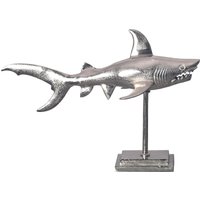 FineBuy Dekofigur Hai Aluminium Maritim 70 cm mit Standfuß, Design Metall Deko Alu Modern, Tischdeko Wohndeko Aluminiumdekoration, Dekoration Wohnaccessoire | Farbe: Gold FineBuy Dekofigur Hai Aluminium Maritim 70 cm mit Standfuß, Design Metall Deko Alu Modern, Tischdeko Wohndeko Aluminiumdekoration, Dekoration Wohnaccessoire | Farbe: Gold