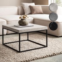 FineBuy Couchtisch 60x60x38 cm Sofatisch Modern, Design Wohnzimmertisch Quadratisch, Loungetisch Klein, Kaffeetisch Metallbeine | Farbe: Grau FineBuy Couchtisch 60x60x38 cm Sofatisch Modern, Design Wohnzimmertisch Quadratisch, Loungetisch Klein, Kaffeetisch Metallbeine | Farbe: Grau