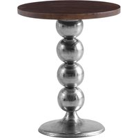 FineBuy Beistelltisch Mango Massivholz Metall 50x50x61,5 cm Anstelltisch, Kleiner Abstelltisch Rund, Wohnzimmertisch Couch Modern, Sofatisch Hoch | Farbe: Silber FineBuy Beistelltisch Mango Massivholz Metall 50x50x61,5 cm Anstelltisch, Kleiner Abstelltisch Rund, Wohnzimmertisch Couch Modern, Sofatisch Hoch | Farbe: Silber