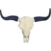 FineBuy Deko Geweih Büffel-Schädel Weiß 55,5 cm Aluminium Design Stierkopf, Wanddekoration Horn Modern, Wandskulptur mit Hörner, Geweih-Jagdtrophäe Metall, Wandschmuck Groß | Farbe: Weiß FineBuy Deko Geweih Büffel-Schädel Weiß 55,5 cm Aluminium Design Stierkopf, Wanddekoration Horn Modern, Wandskulptur mit Hörner, Geweih-Jagdtrophäe Metall, Wandschmuck Groß | Farbe: Weiß