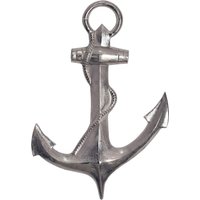 FineBuy Deko Anker 70 cm Silber Große Aluminium-Figur Wohndeko Maritim, Design Wanddekoration Metall, Dekoration für Zuhause, XXL Wandschmuck, Wanddeko Modern | Farbe: Silber FineBuy Deko Anker 70 cm Silber Große Aluminium-Figur Wohndeko Maritim, Design Wanddekoration Metall, Dekoration für Zuhause, XXL Wandschmuck, Wanddeko Modern | Farbe: Silber