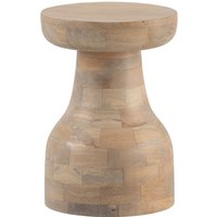FineBuy Beistelltisch Mango Massivholz Naturgebleicht 30x30x42,5 cm Anstelltisch, Kleiner Abstelltisch Hellbraun Rund, Wohnzimmertisch Couch Modern, Sofatisch Blumentisch Hoch | Farbe: Braun FineBuy Beistelltisch Mango Massivholz Naturgebleicht 30x30x42,5 cm Anstelltisch, Kleiner Abstelltisch Hellbraun Rund, Wohnzimmertisch Couch Modern, Sofatisch Blumentisch Hoch | Farbe: Braun