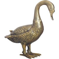 FineBuy Dekofigur Gans Aluminium Gold 46 cm Wohndekoration Tischdekoration, Design Metall Deko Alu Modern, Tischdeko Wohndeko Aluminiumdekoration, Dekoration Wohnaccessoire | Farbe: Gold FineBuy Dekofigur Gans Aluminium Gold 46 cm Wohndekoration Tischdekoration, Design Metall Deko Alu Modern, Tischdeko Wohndeko Aluminiumdekoration, Dekoration Wohnaccessoire | Farbe: Gold