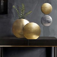 FineBuy Deko Vase 2er Set Aluminium Blumenvase Modern, Dekovase Rund 2-teilig für Blumen, Alu Tischvase Wohndeko Metall Tischdeko Handgefertigt | Farbe: Silber FineBuy Deko Vase 2er Set Aluminium Blumenvase Modern, Dekovase Rund 2-teilig für Blumen, Alu Tischvase Wohndeko Metall Tischdeko Handgefertigt | Farbe: Silber