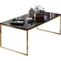 FineBuy Couchtisch 120x45x60 cm Metall Holz Sofatisch Schwarz / Gold, Design Wohnzimmertisch rechteckig, Stubentisch mit Metallgestell, Kaffeetisch klein, Wohnzimmer Loungetisch modern | Farbe: Gold FineBuy Couchtisch 120x45x60 cm Metall Holz Sofatisch Schwarz / Gold, Design Wohnzimmertisch rechteckig, Stubentisch mit Metallgestell, Kaffeetisch klein, Wohnzimmer Loungetisch modern | Farbe: Gold