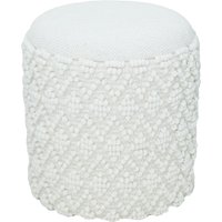 FineBuy Runder Hocker aus Wolle mit Stauraum, Boho Sitzhocker Ø 40 cm x H 45 cm, Abnehmbare Sitzfläche, Dekohocker & Fußhocker in Weiß, Beistellhocker Wohnzimmer Schlafzimmer Flur | Farbe: Weiß FineBuy Runder Hocker aus Wolle mit Stauraum, Boho Sitzhocker Ø 40 cm x H 45 cm, Abnehmbare Sitzfläche, Dekohocker & Fußhocker in Weiß, Beistellhocker Wohnzimmer Schlafzimmer Flur | Farbe: Weiß