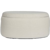 FineBuy Sitzhocker mit Stauraum Stoff oval 81 cm, abnehmbarer Deckel, Polsterhocker modern in Creme, Aufbewahrungshocker gepolstert für Wohnzimmer Schlafzimmer Flur | Farbe: Beige FineBuy Sitzhocker mit Stauraum Stoff oval 81 cm, abnehmbarer Deckel, Polsterhocker modern in Creme, Aufbewahrungshocker gepolstert für Wohnzimmer Schlafzimmer Flur | Farbe: Beige