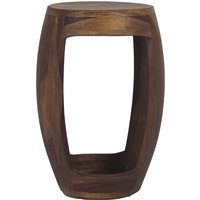 FineBuy Beistelltisch Sheesham Massivholz rund 30cm · Kleiner Runder Couchtisch mit offenem Fach · Handgefertigter Wohnzimmertisch im modernen Design aus Echtholz | Farbe: Braun FineBuy Beistelltisch Sheesham Massivholz rund 30cm · Kleiner Runder Couchtisch mit offenem Fach · Handgefertigter Wohnzimmertisch im modernen Design aus Echtholz | Farbe: Braun