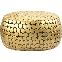 FineBuy Couchtisch Aluminium rund 66×32 cm – Design Sofatisch Wohnzimmer – Moderner Wohnzimmertisch Metall – Runder Loungetisch – Alu Beistelltisch Handmade | Farbe: Gold FineBuy Couchtisch Aluminium rund 66×32 cm – Design Sofatisch Wohnzimmer – Moderner Wohnzimmertisch Metall – Runder Loungetisch – Alu Beistelltisch Handmade | Farbe: Gold