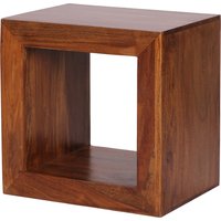 FineBuy Standregal Massivholz Sheesham 33x44x44 cm Cube Regal, Beistelltisch braun Wohnzimmermöbel Echtholz Couchtisch viereckig Anstelltisch | Farbe: Braun FineBuy Standregal Massivholz Sheesham 33x44x44 cm Cube Regal, Beistelltisch braun Wohnzimmermöbel Echtholz Couchtisch viereckig Anstelltisch | Farbe: Braun