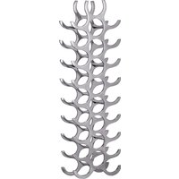 FineBuy Weinregal Design 98 cm für 27 Flaschen Aluminium Silber | Farbe: Silber FineBuy Weinregal Design 98 cm für 27 Flaschen Aluminium Silber | Farbe: Silber