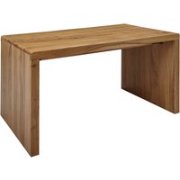 FineBuy Schreibtisch Massiv-Holz Akazie 160 cm Computertisch Echtholz Design Ablage Büro-Tisch Landhaus-Stil | Farbe: Braun FineBuy Schreibtisch Massiv-Holz Akazie 160 cm Computertisch Echtholz Design Ablage Büro-Tisch Landhaus-Stil | Farbe: Braun