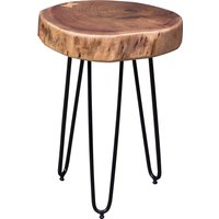 FineBuy Massivholz Akazie Beistelltisch 35 x 35 cm | Farbe: Braun FineBuy Massivholz Akazie Beistelltisch 35 x 35 cm | Farbe: Braun