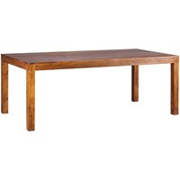 FineBuy Esstisch rechteckig Sheesham Massivholz – Design Esszimmertisch Landhaus Küchentisch – Holztisch Massiv | Farbe: Braun FineBuy Esstisch rechteckig Sheesham Massivholz – Design Esszimmertisch Landhaus Küchentisch – Holztisch Massiv | Farbe: Braun