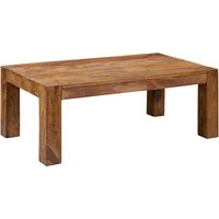 FineBuy Couchtisch Massivholz 110cm · Rechteckiger Wohnzimmertisch aus Echtholz · Handgefertigter Sofatisch im Landhaus Design mit klarer Linienführung | Farbe: Braun FineBuy Couchtisch Massivholz 110cm · Rechteckiger Wohnzimmertisch aus Echtholz · Handgefertigter Sofatisch im Landhaus Design mit klarer Linienführung | Farbe: Braun
